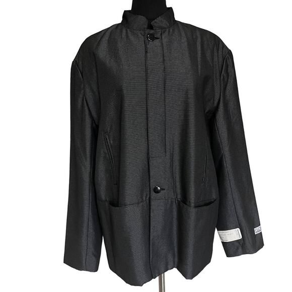 Florenzi Other - FLORENZI Collection Vintage 80s 90s Black Gray Blazer Jacket Size XL